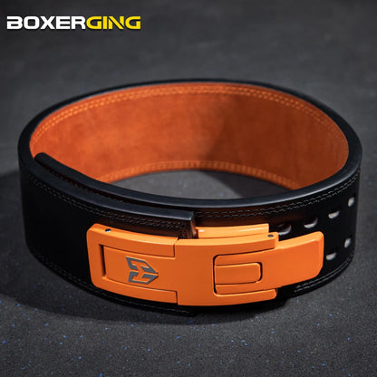 Adjustable Weightlifting Belt, Lever Powerlifting Belt,Gym Barbell,Squat Deadlift, Waist Support, Strength Training Lumbar Brace