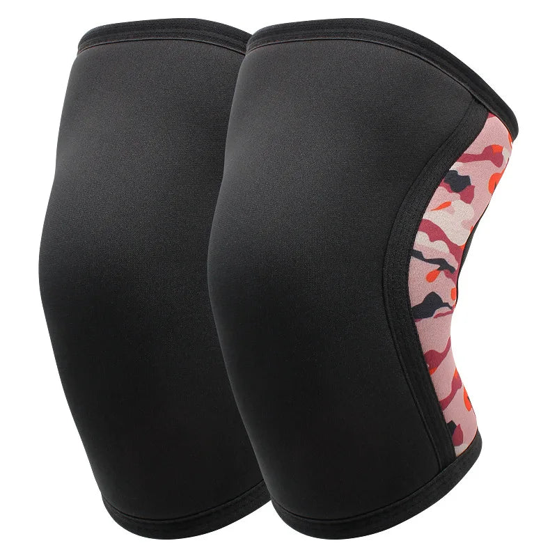 AOLIKES Knee Sleeves for Weightlifting & Powerlifting (7mm Pair) For Men & Women - Knee Wraps for Weight Lifting, Squats