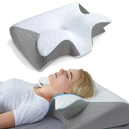 Trainovafit Ergonomic Butterfly Cervical Memory Foam Pillow