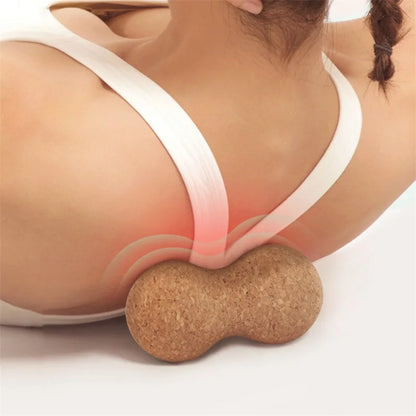 Trainovafit Natural Cork Peanut Massage Ball