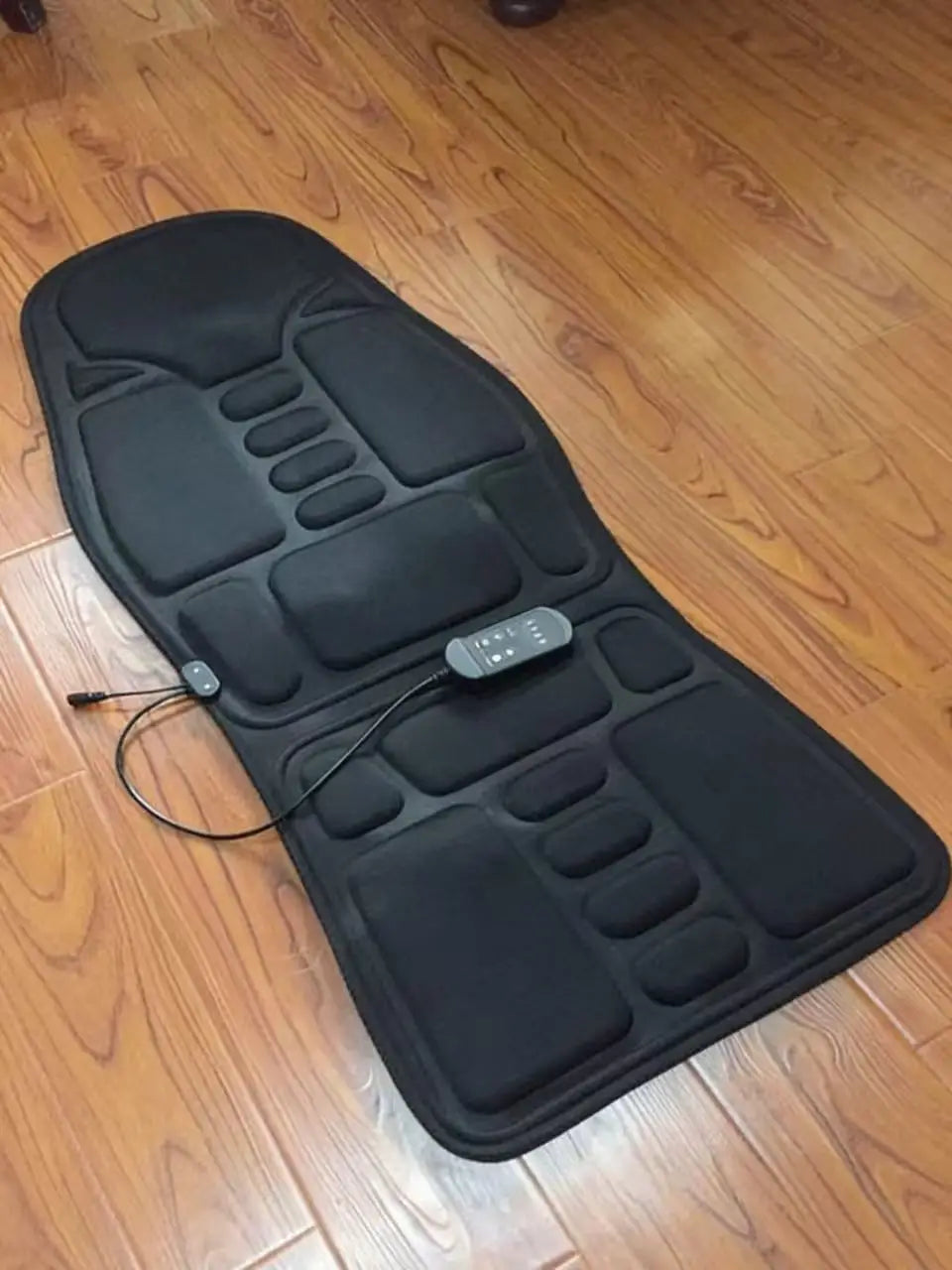 Vibrating Infrared Heat Shiatsu Massage Cushion Pad Neck Back Lumbar Massager Mattress Car Home Full Body Cervical Pain Support