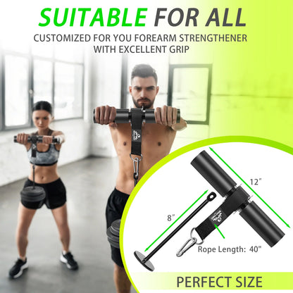 Trainovafit Heavy-Duty Forearm Wrist Roller & Weight Loading Pin Set