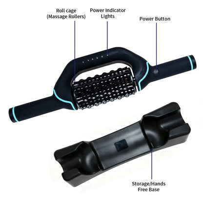 Electric Massage Roller Body Impact Massage Percussive Relief Muscle Relax Stress Massager Rechargeable Vibrator Fitness Shaping