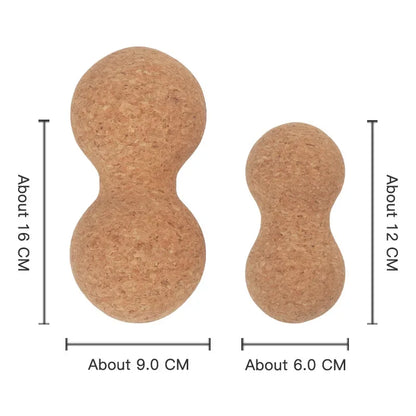 Trainovafit Natural Cork Peanut Massage Ball