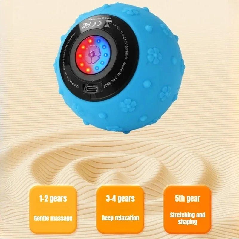 Trainovafit 5-Speed Vibrating Peanut Massage Ball