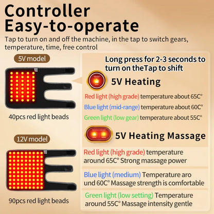 Trainovafit 660nm Red Light Heated Elbow Massager & Joint Wrap