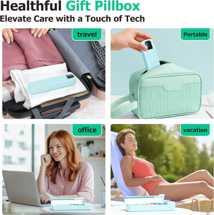 Trainovafit Smart Bluetooth 7-Day Pill Organizer with Alarm