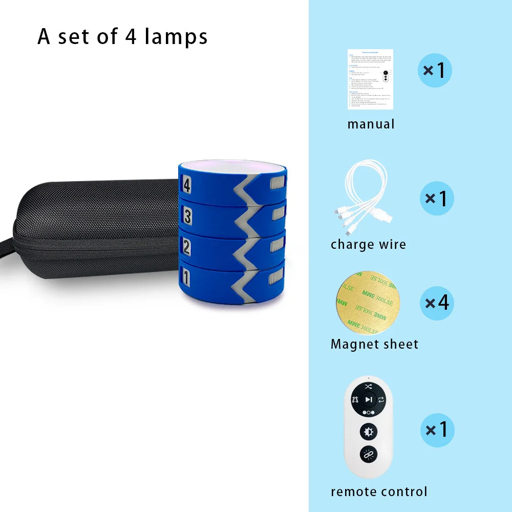 Smart Agility Training Light for Kids - Ideal for Physical Fitness, Remote-Controlled Light Operations