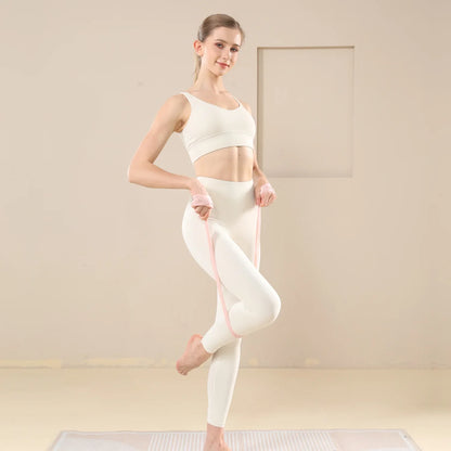 WOSWEIR-Yoga Rally Home Stretching Resistance Strap for Beginners Ladies Body Fitness Latin Dance Stretch Strap
