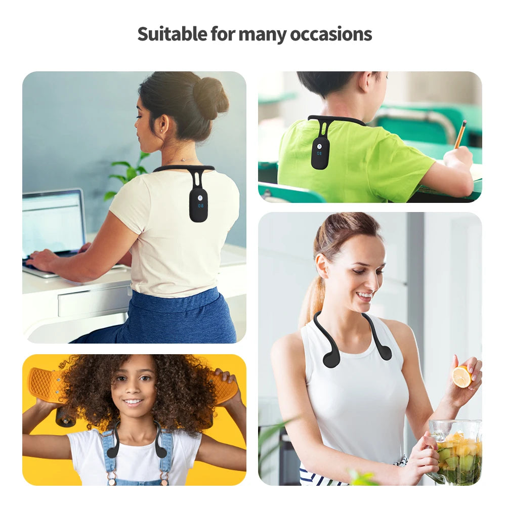 Smart Posture Trainer Device Realtime Scientific Back Posture Support Slouching Reminder Body Posture Training for Adult Kid