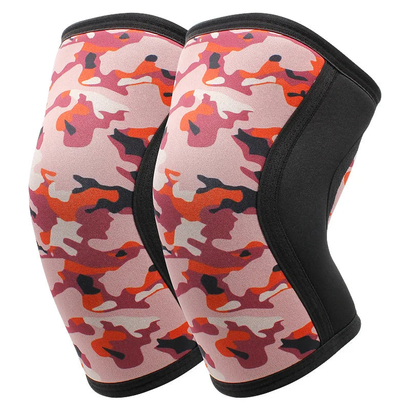 AOLIKES Knee Sleeves for Weightlifting & Powerlifting (7mm Pair) For Men & Women - Knee Wraps for Weight Lifting, Squats
