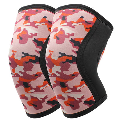 AOLIKES Knee Sleeves for Weightlifting & Powerlifting (7mm Pair) For Men & Women - Knee Wraps for Weight Lifting, Squats