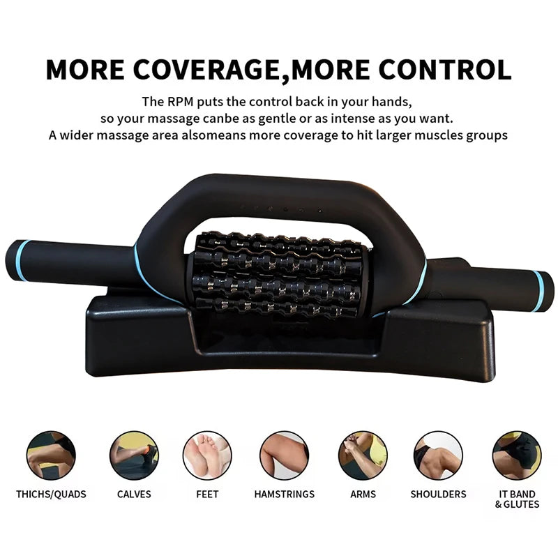 Electric Massage Roller Body Impact Massage Percussive Relief Muscle Relax Stress Massager Rechargeable Vibrator Fitness Shaping