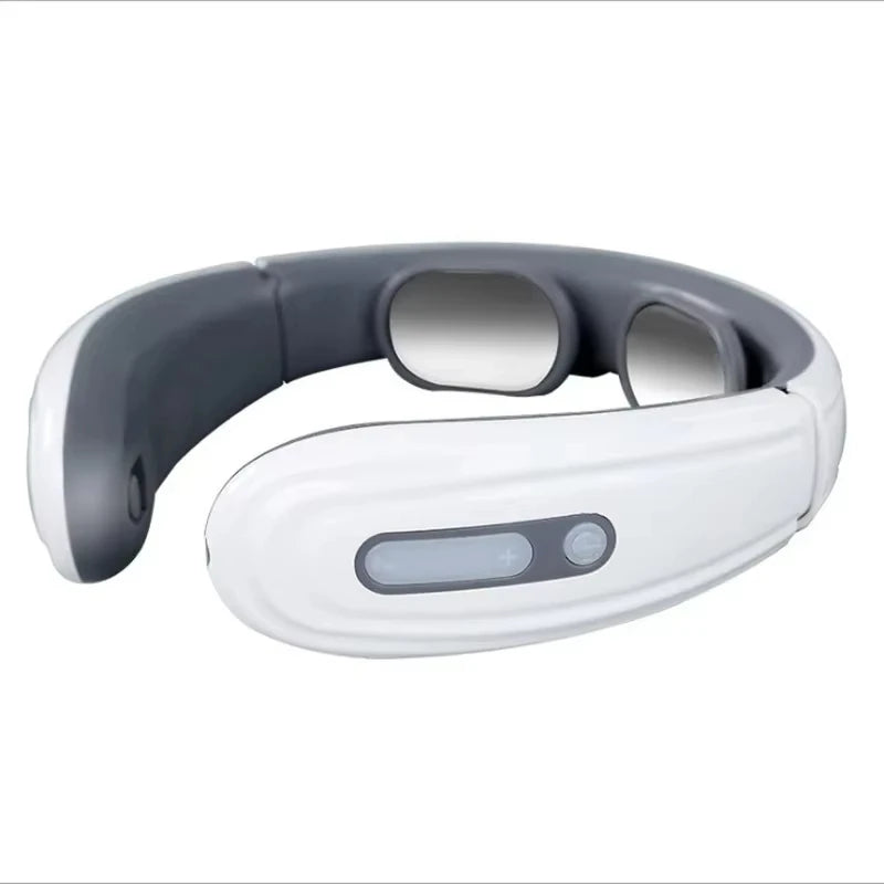 Trainovafit EMS Neck Massager 6-Mode 9-Speed Heat Therapy for Cervical Relief