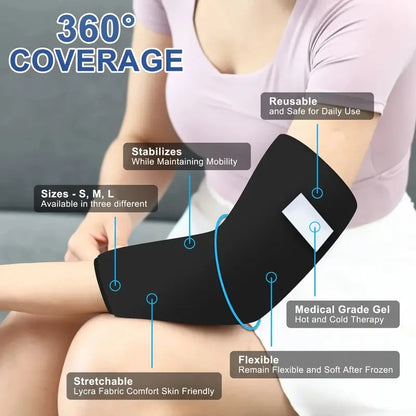 Trainovafit 360° Hot & Cold Gel Compression Recovery Sleeve
