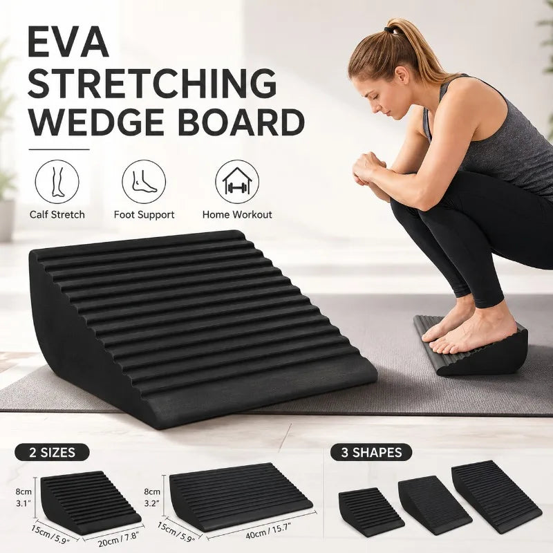 Trainovafit High-Density EVA Calf Stretch Slant Board & Squat Wedge