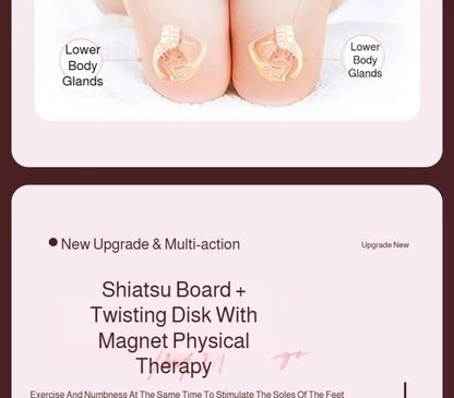 Multifunctional Exercise Waist Twisting Foot Massage Waist Torsion Disc Fitness Equipment slimming Digital Display Twisting Disc