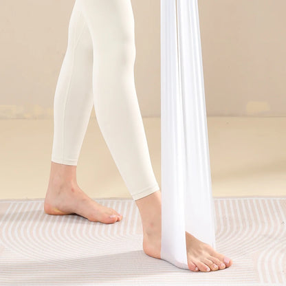 WOSWEIR-Yoga Rally Home Stretching Resistance Strap for Beginners Ladies Body Fitness Latin Dance Stretch Strap