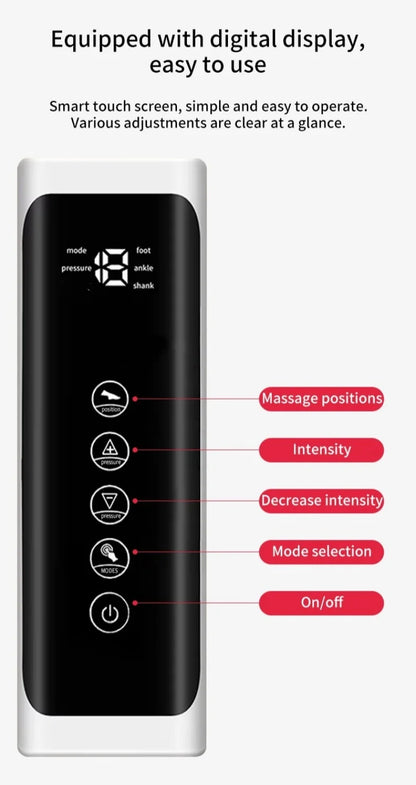Massage Boots Air Wave Massager Leg and Foot smart air bag Massager to promote blood circulation
