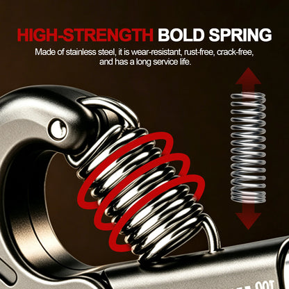 Trainovafit Adjustable Hand Grip Strengthener with Digital Counter (11–220 lbs)