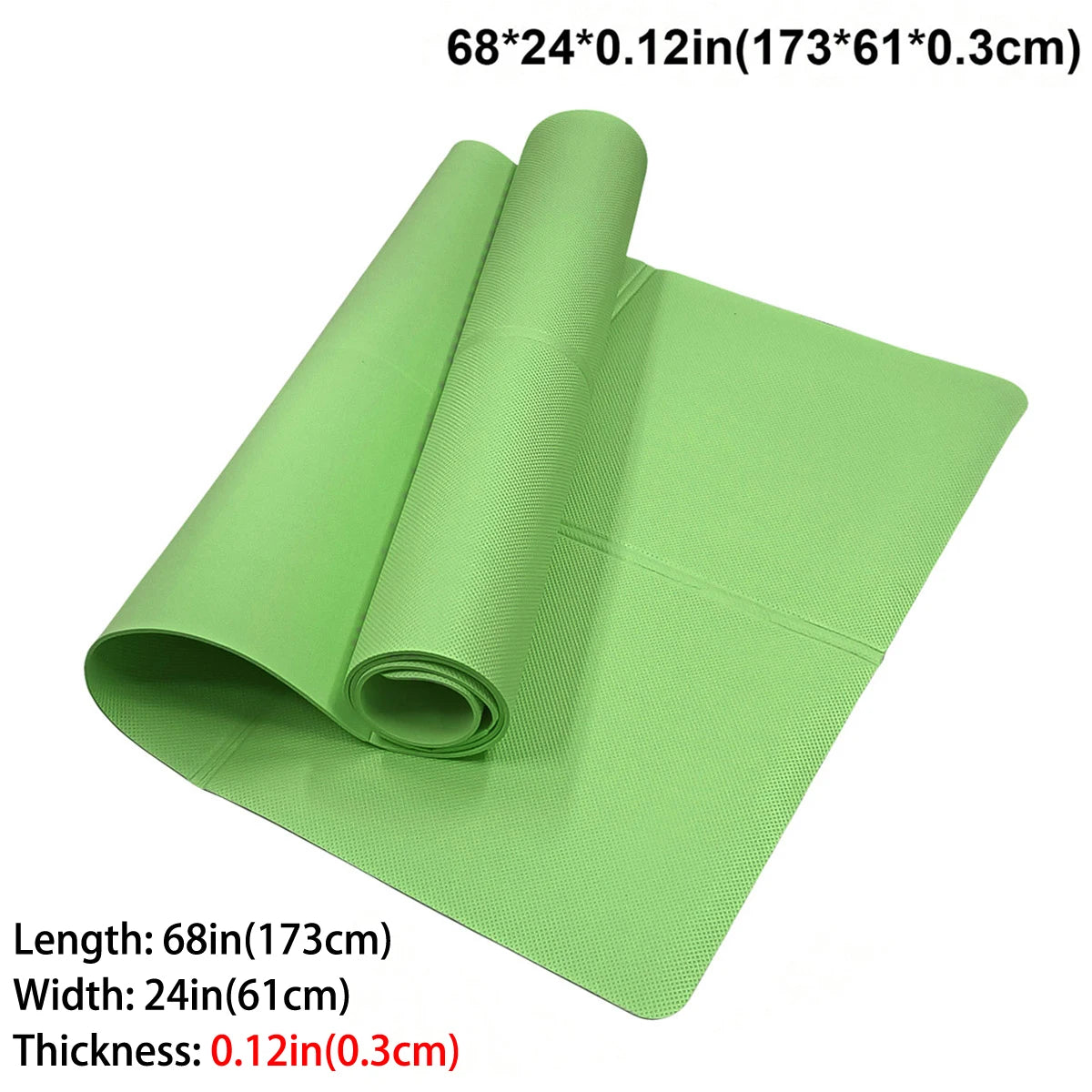Trainovafit Foldable Non-Slip Travel Yoga & Fitness Mat
