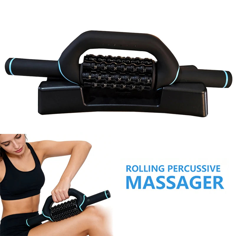 Electric Massage Roller Body Impact Massage Percussive Relief Muscle Relax Stress Massager Rechargeable Vibrator Fitness Shaping