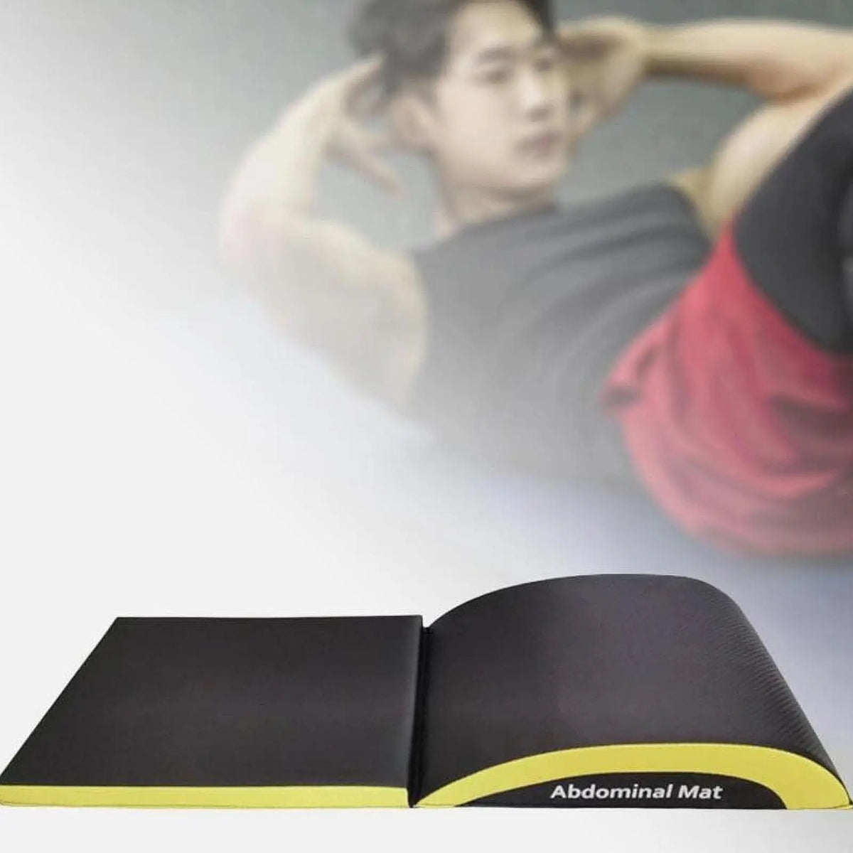 Trainovafit Foldable Ab Mat with Tailbone & Lumbar Support Pad