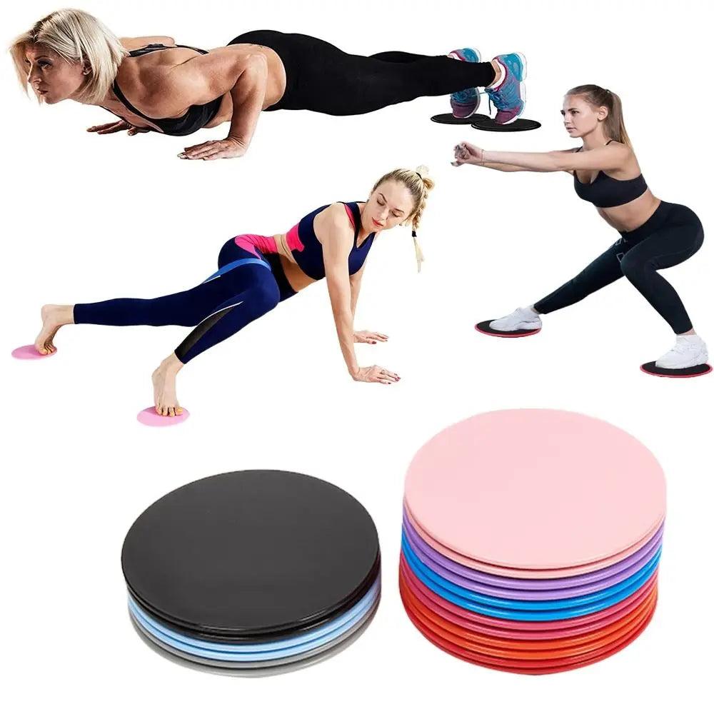 Trainovafit Dual-Sided Fitness Core Sliders & Gliding Discs (1 Pair)