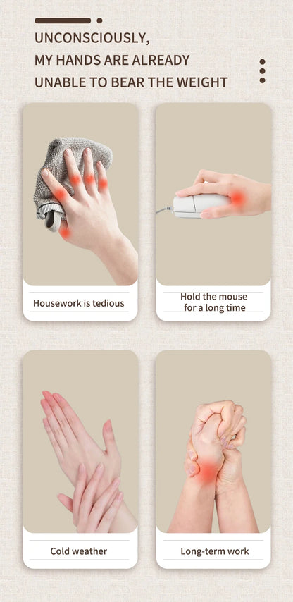 Professional Hand Massager Airbag Compression Finger Wrist Palm Kneading Relaxation Device Electric Hand Massage Tool