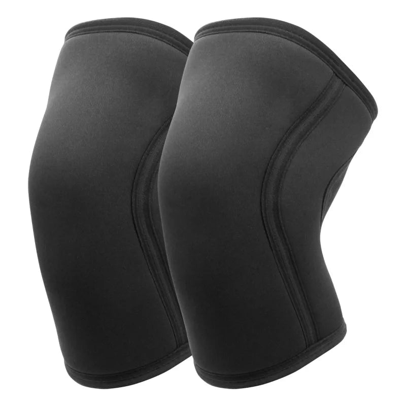 AOLIKES Knee Sleeves for Weightlifting & Powerlifting (7mm Pair) For Men & Women - Knee Wraps for Weight Lifting, Squats