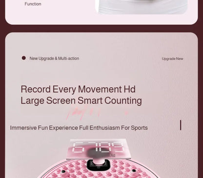 Multifunctional Exercise Waist Twisting Foot Massage Waist Torsion Disc Fitness Equipment slimming Digital Display Twisting Disc