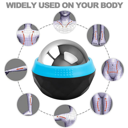 Trainovafit Stainless Steel Cold & Heat Massage Roller Ball