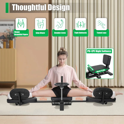 Leg Stretcher, 3 Bar Leg Spreader, Heavy Duty Leg Split Machine for Leg Stretching, Leg Press Machine Flexibility