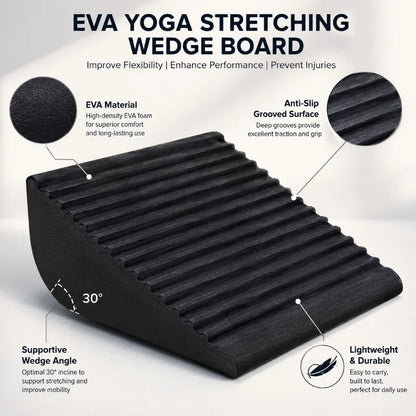 Trainovafit High-Density EVA Calf Stretch Slant Board & Squat Wedge
