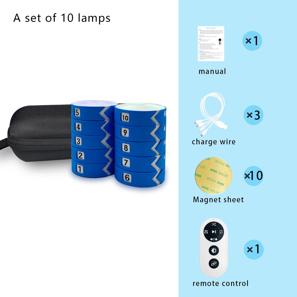 Smart Agility Training Light for Kids - Ideal for Physical Fitness, Remote-Controlled Light Operations