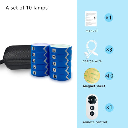 Smart Agility Training Light for Kids - Ideal for Physical Fitness, Remote-Controlled Light Operations