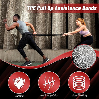 Trainovafit 5-Level Pull Up Assistance & Resistance Loop Bands Set