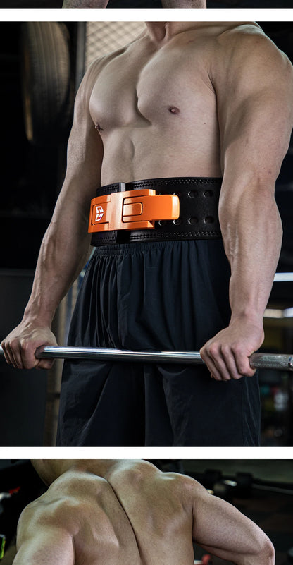 Adjustable Weightlifting Belt, Lever Powerlifting Belt,Gym Barbell,Squat Deadlift, Waist Support, Strength Training Lumbar Brace