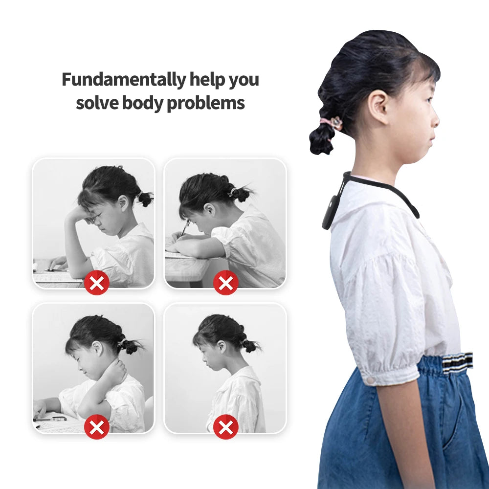 Smart Posture Trainer Device Realtime Scientific Back Posture Support Slouching Reminder Body Posture Training for Adult Kid