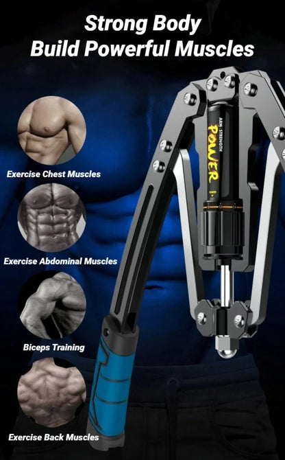 Adjustable 22-440 Pounds Arm Exercisers Hydraulic Power Home Chest Amplifiers Shoulder Muscle Training Fitness Equipment