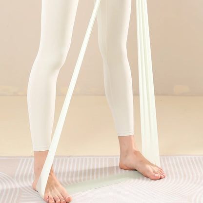 WOSWEIR-Yoga Rally Home Stretching Resistance Strap for Beginners Ladies Body Fitness Latin Dance Stretch Strap
