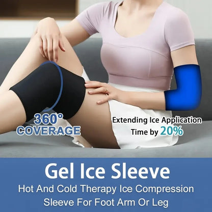Trainovafit 360° Hot & Cold Gel Compression Recovery Sleeve
