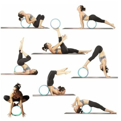 Muscle Massage Yoga Wheel Multi-Functional Back Training Back Training Roller Waist Training Training Tool Fitness Circle
