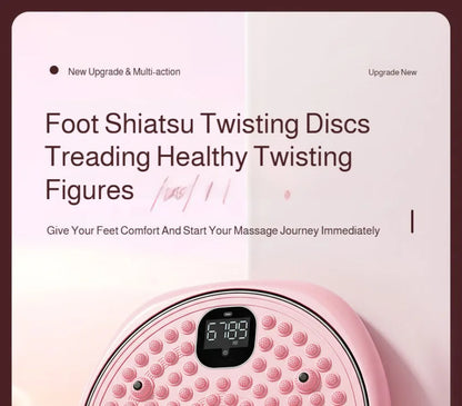 Multifunctional Exercise Waist Twisting Foot Massage Waist Torsion Disc Fitness Equipment slimming Digital Display Twisting Disc