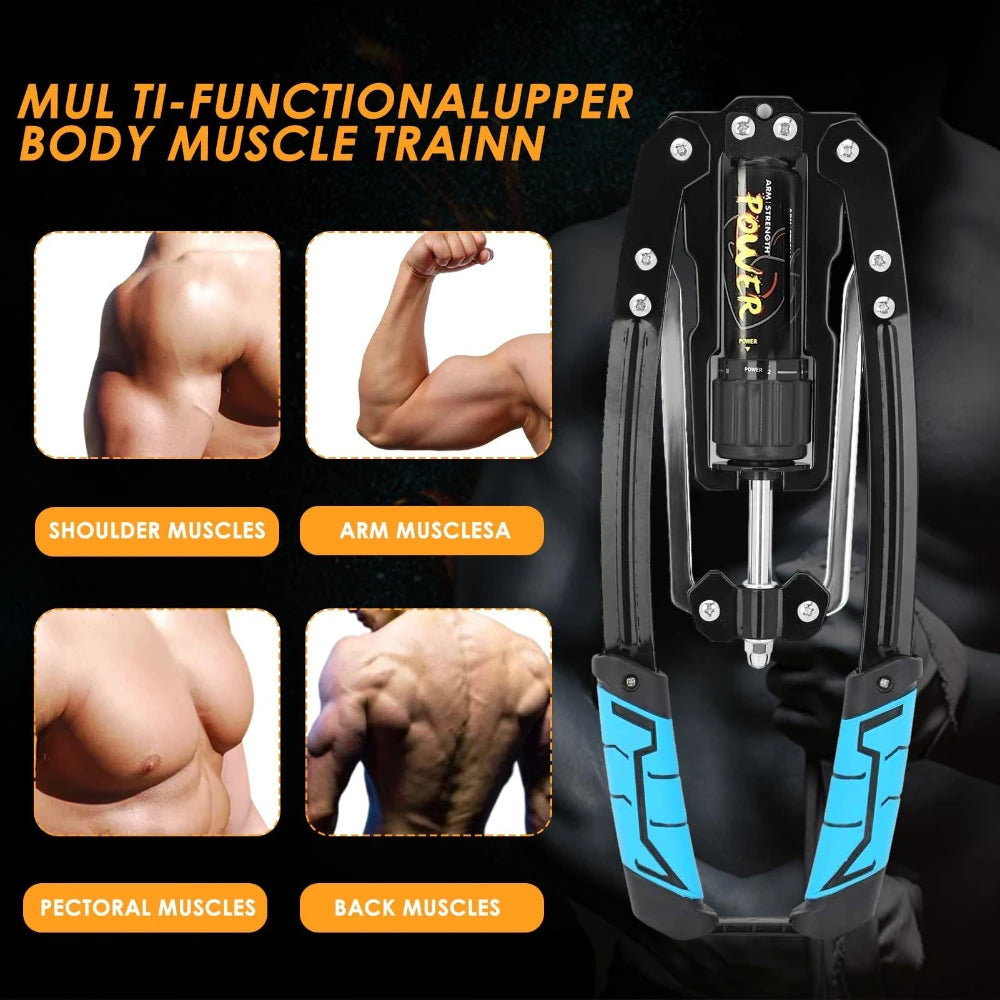 Adjustable 22-440 Pounds Arm Exercisers Hydraulic Power Home Chest Amplifiers Shoulder Muscle Training Fitness Equipment