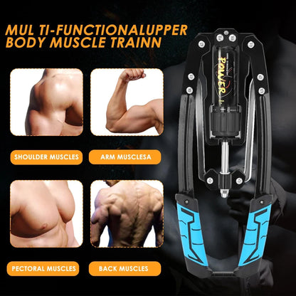 Adjustable 22-440 Pounds Arm Exercisers Hydraulic Power Home Chest Amplifiers Shoulder Muscle Training Fitness Equipment