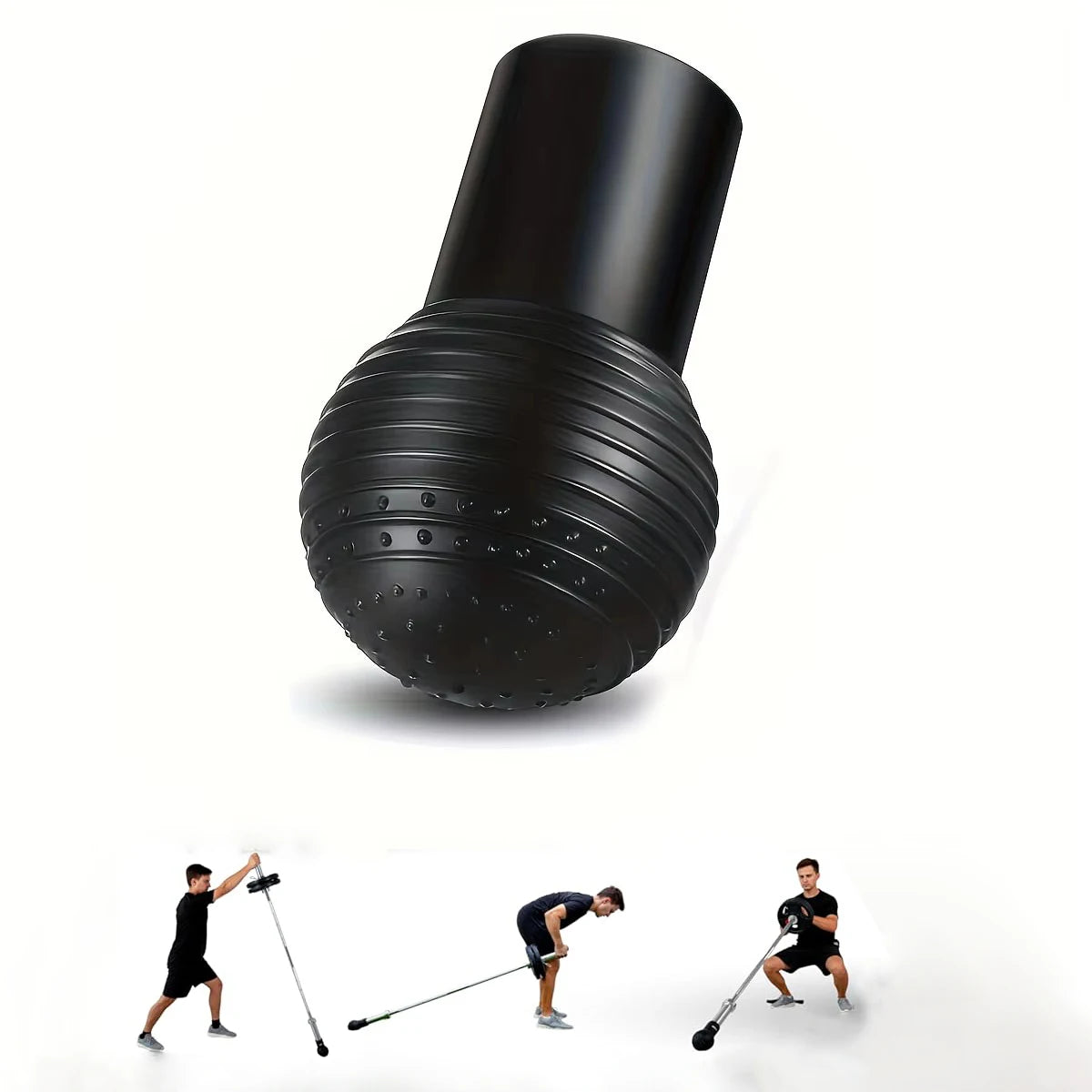 Trainovafit 360° Rubber Barbell Landmine Base Attachment (2-Inch)