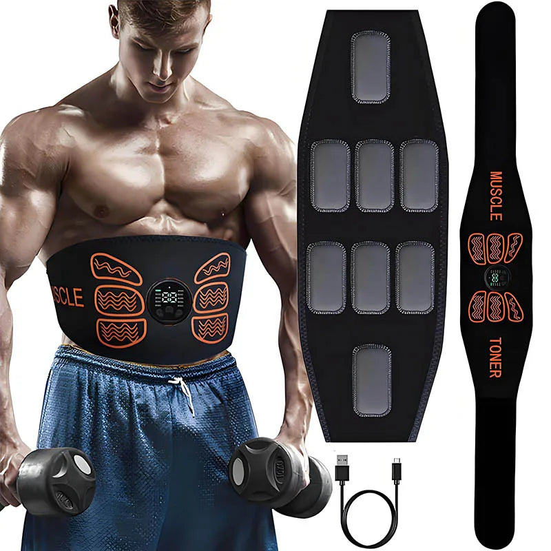 Abdominal Muscle Toner - Professional EMS Stimulator for Core Strength & Fitness