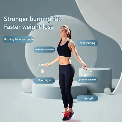 Trainovafit 2-in-1 Cordless & Roped Digital Counting Jump Rope