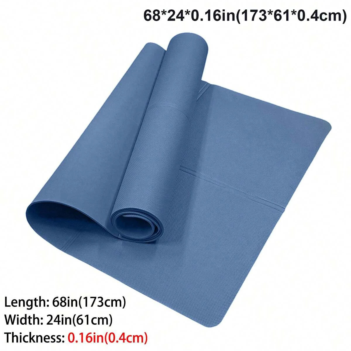 Trainovafit Foldable Non-Slip Travel Yoga & Fitness Mat